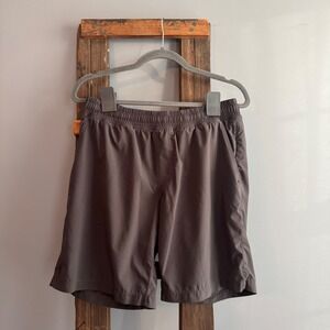 RHONE Mens Gray Athletic Performance Shorts Size M Compression Shorts Running